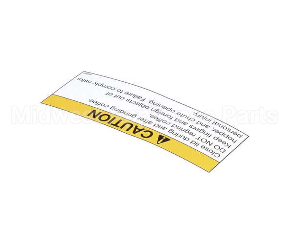 84997 Grindmaster Cecilware Decal, Don T Regrind Groc