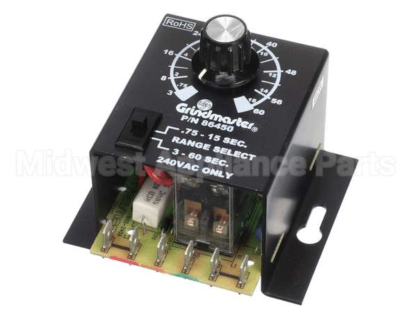 86450G Grindmaster Cecilware Timer, S/S 240V/50Hz Rohs