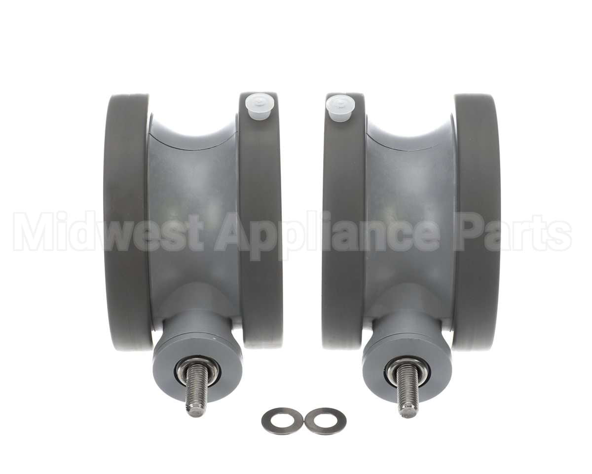 87.01.933S Rational Caster Set (2Ea) W/O Brake 125Mm