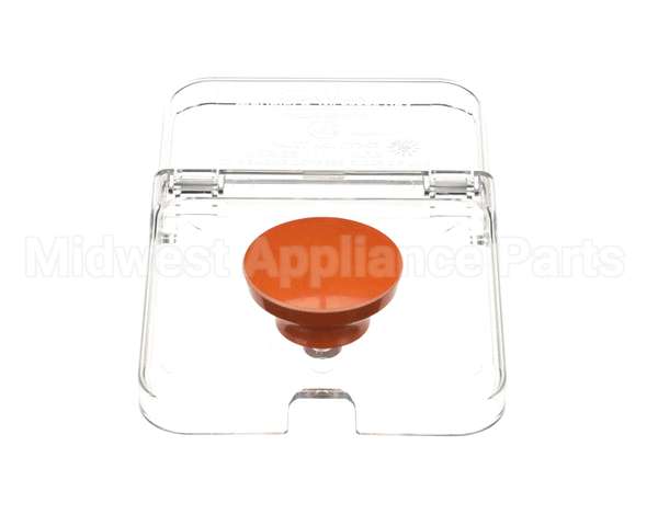87257 Server Lid, Plstc, 1/9 Size, Orange Knob