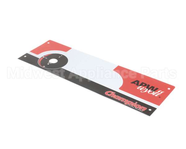 8824618 Apw Wyott Decal,Front Panel Gcb/Gcrb/Ggm