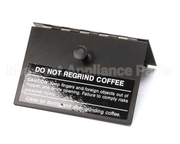 88704BK Grindmaster Cecilware Assembly, Lid, Bi-Fold, Black, 810