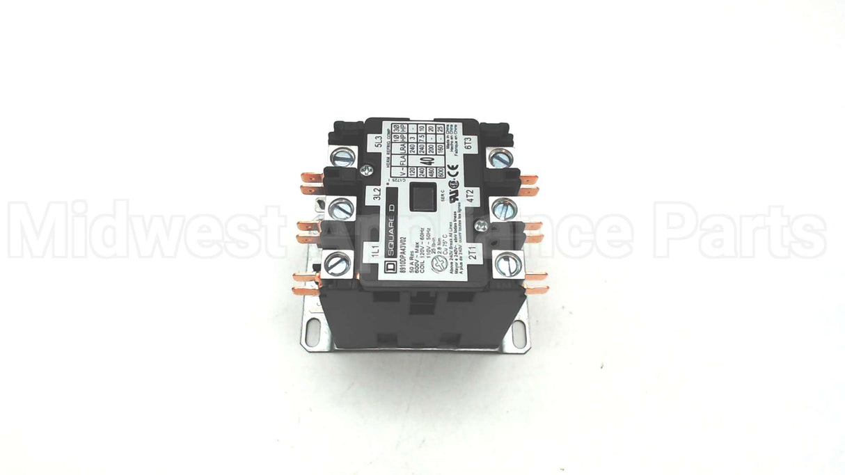 8910DPA43V02 Schneider Electric (Square D) 3Pole 40Amp 120V Contactor