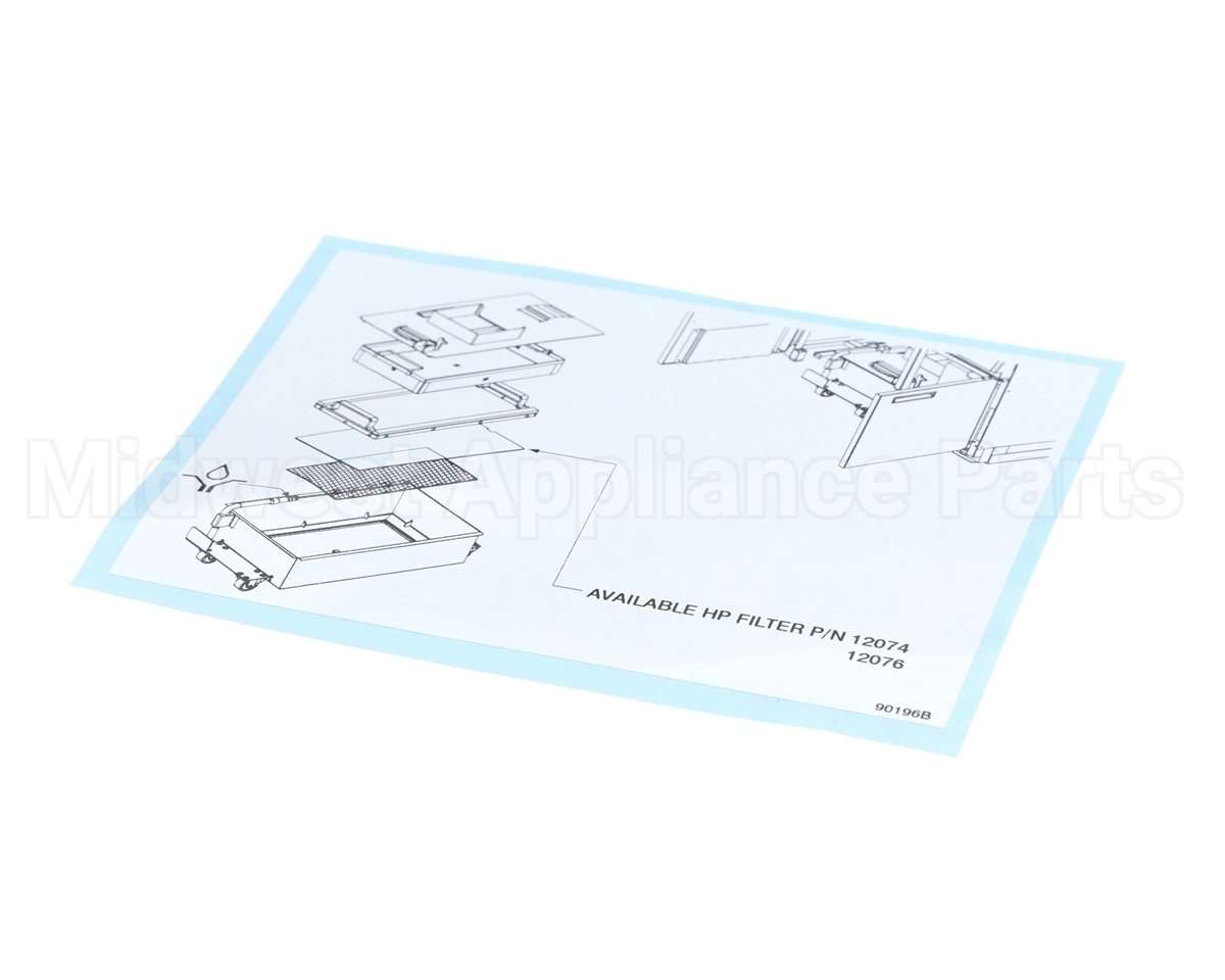 90196 Henny Penny Label-Replacement Filter