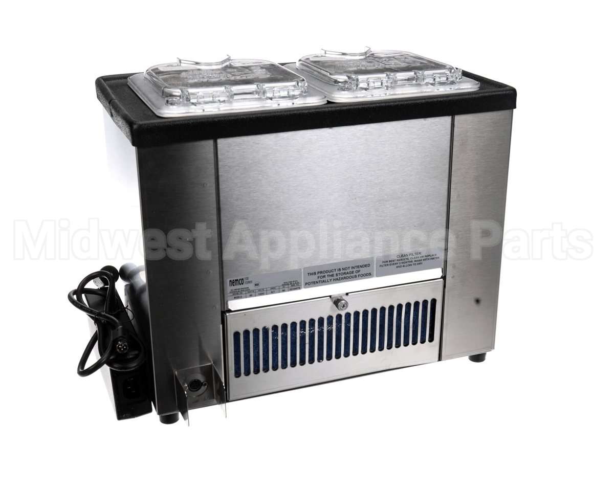 9020-2 Nemco Cold Condiment Chiller, (2) 1/6 Stainles