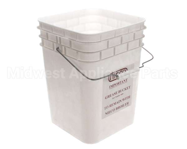 9089-10 Nieco Grease Pail Without Lid 4 Gal. W/L