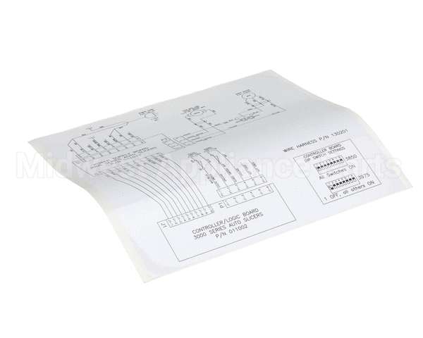 910215 Globe Label, 3000 Auto Wiring