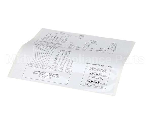 910215 Globe Label, 3000 Auto Wiring