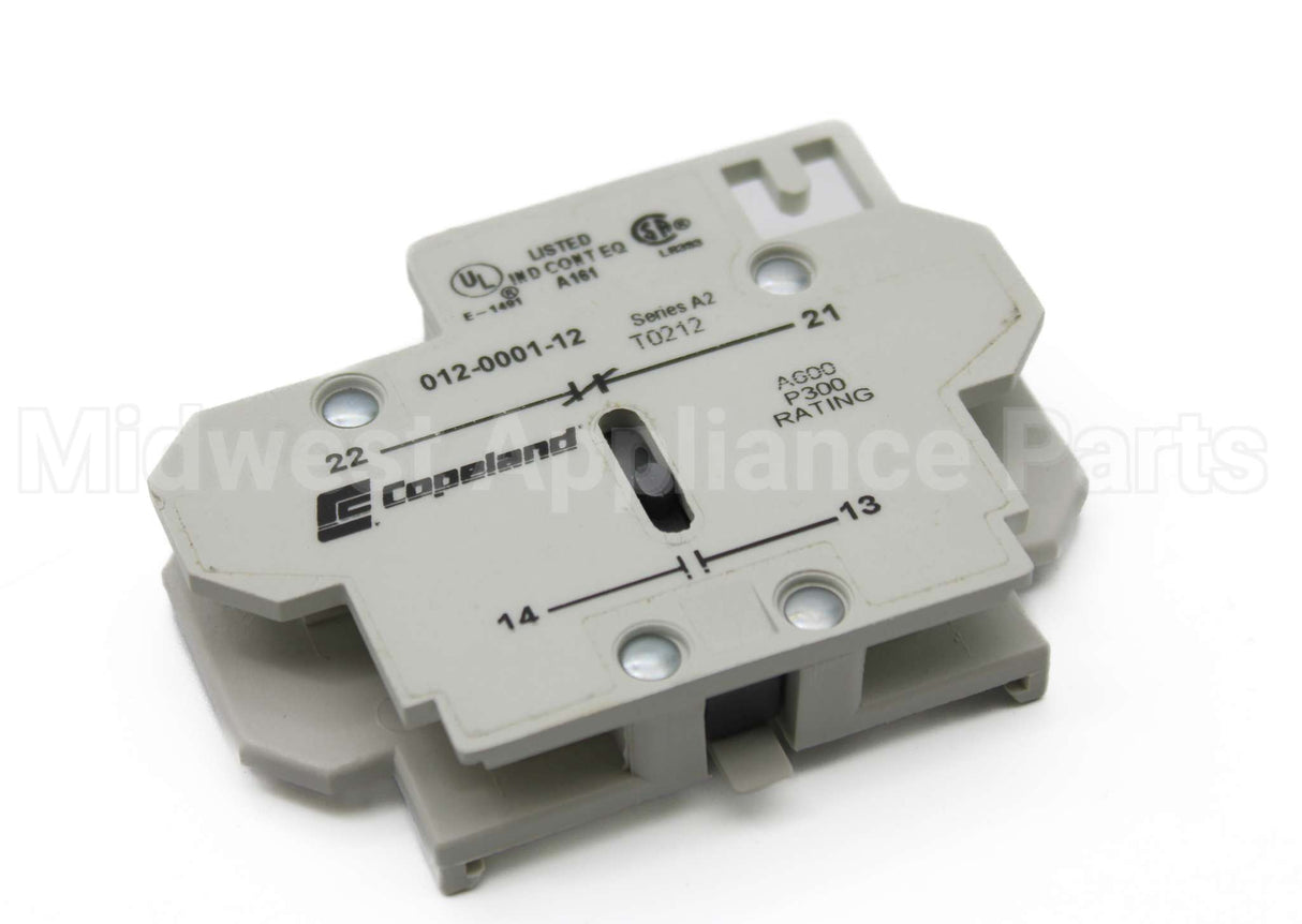 912-0001-12 Copeland 1 No/1 Nc Auxilliary Contact
