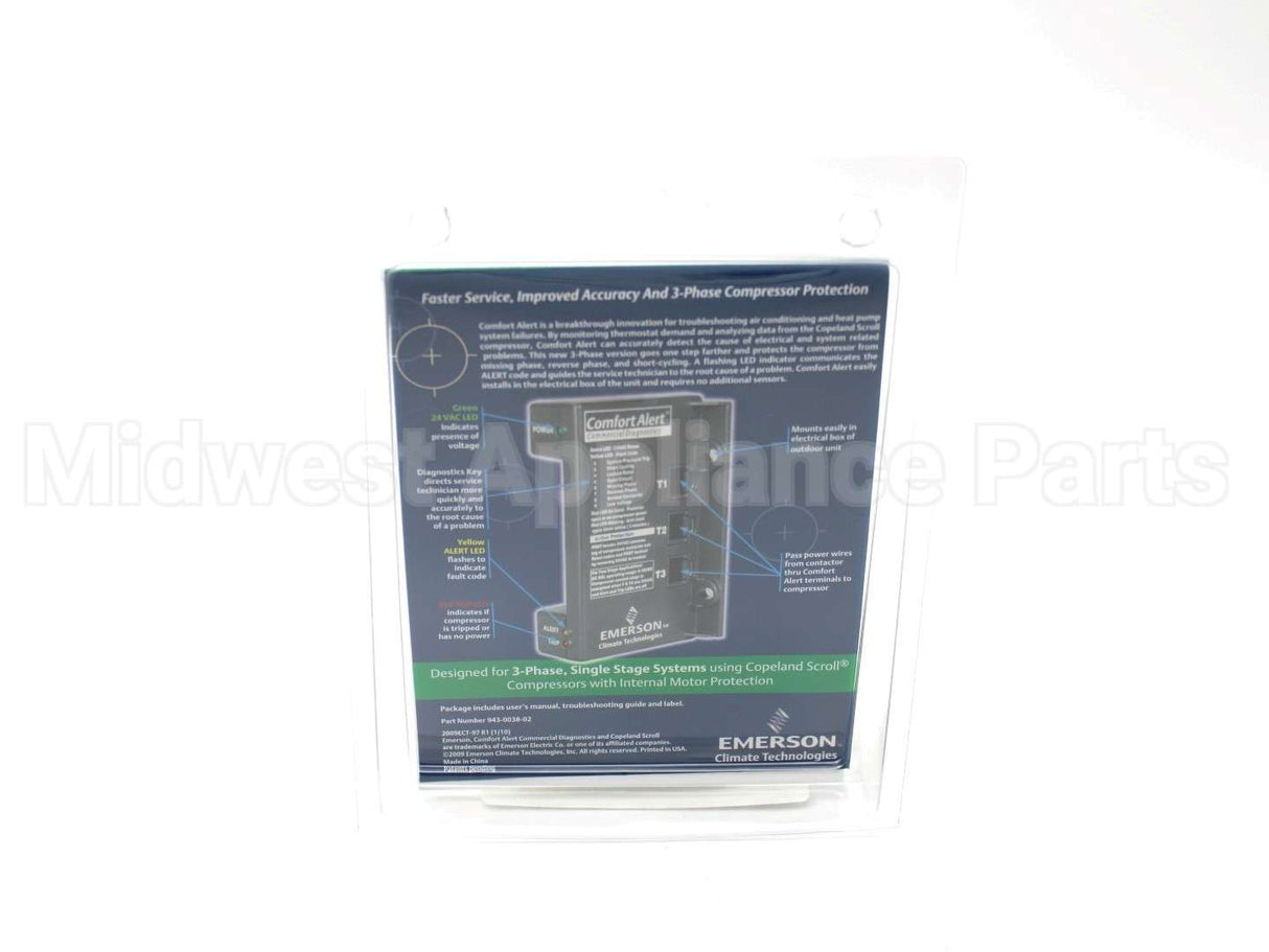 943-0038-02 Copeland Comfort Alert Kit