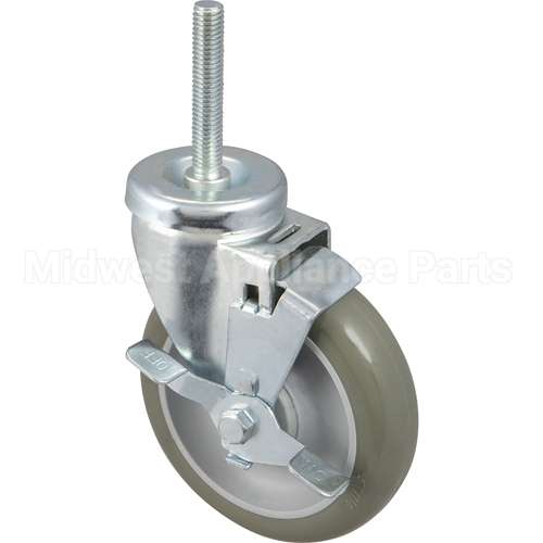 9588 Compatible Nieco Caster, Swivel, 5", 1/2-13, W/Brk
