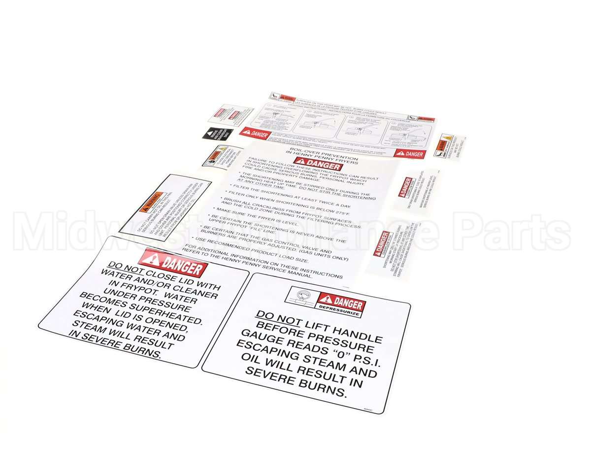 97347 Henny Penny Pfe 590 Label Kit