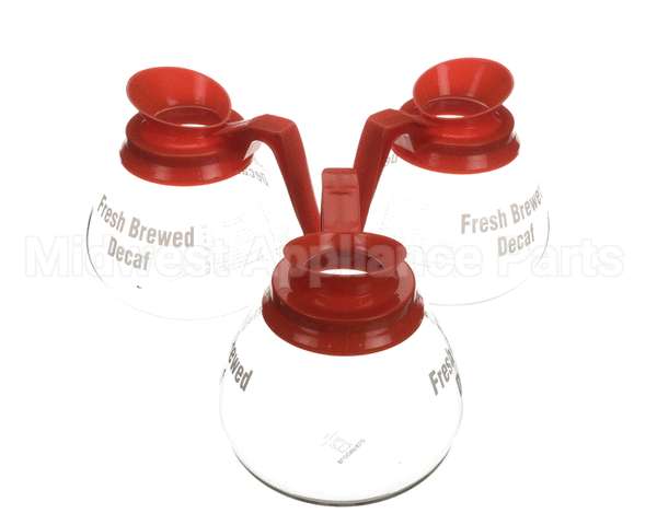 98006 Grindmaster Cecilware Decntr, Glss Dcaf 3Pk Orn