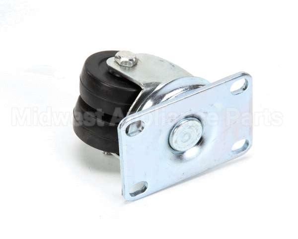 99641 Silver King Caster Plate 2 In Wh/2 7/8 In Th