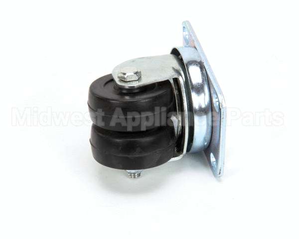 99641 Silver King Caster Plate 2 In Wh/2 7/8 In Th