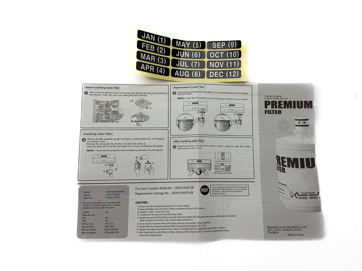 ADQ72910901 LT500P LG Filter Water Filter (1 Pack)