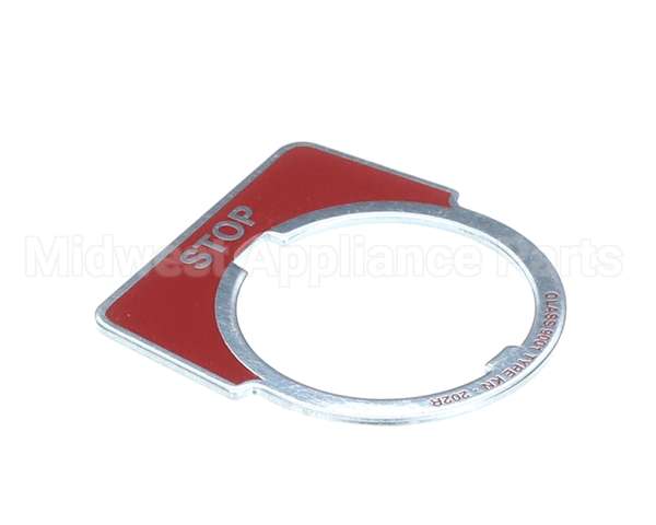 A31-306 Falcon Fabricators Stop Nameplate