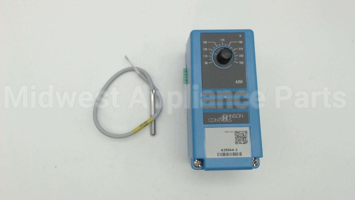 A350AA-2 Johnson Controls 90/250F Spdt 24Vw/Bulb,1/30Dif