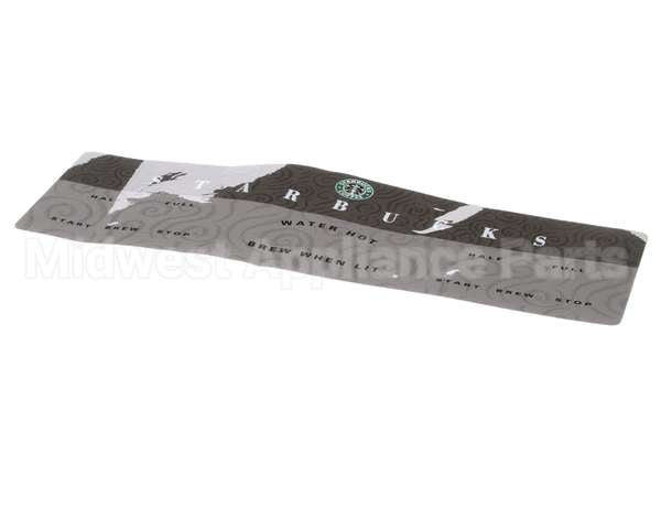 A546-158 Grindmaster Cecilware Decal, Control Panel P400 Starbuck