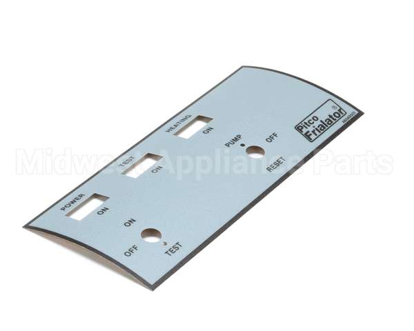 A6049001 Pitco Label,Ovrelay Fr Panel Left Hand E147Ufm