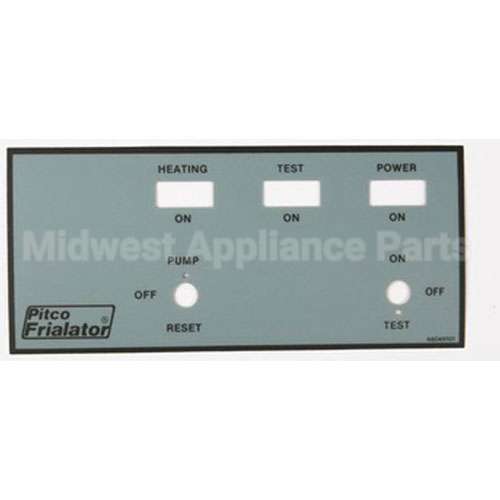 A6049101 Compatible Pitco Ovrly Fr Pnl Rh Label E147Ufm