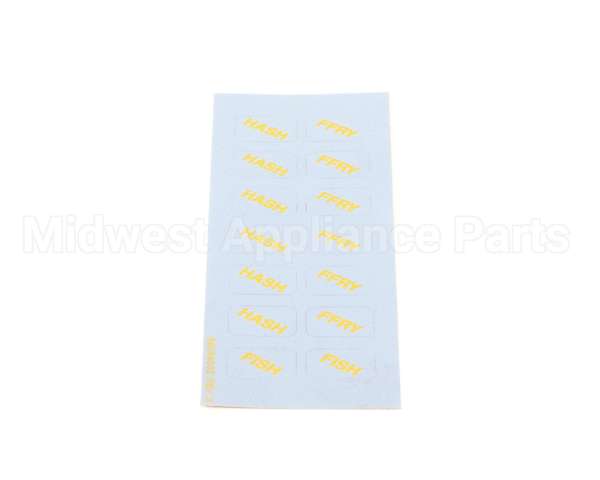 A6084502 Pitco Label,Decal Ovrelay Cmptr Ffry Mg