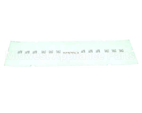 A6085501 Pitco Label,Ovrelay Hooters Chkn