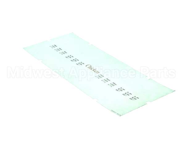 A6085501 Pitco Label,Ovrelay Hooters Chkn