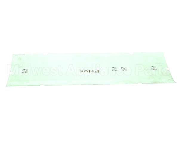 A6085503 Pitco Label,Ovrelay Hooters Fries