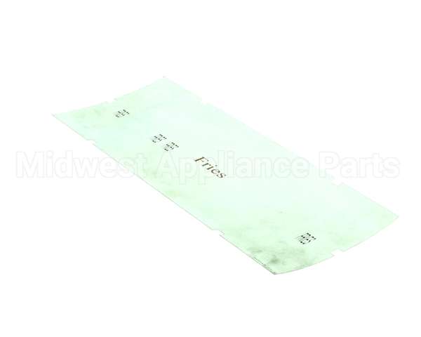 A6085503 Pitco Label,Ovrelay Hooters Fries