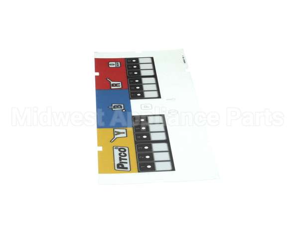 A6096301 Pitco Label,Ovrelay 3 Zn Blank