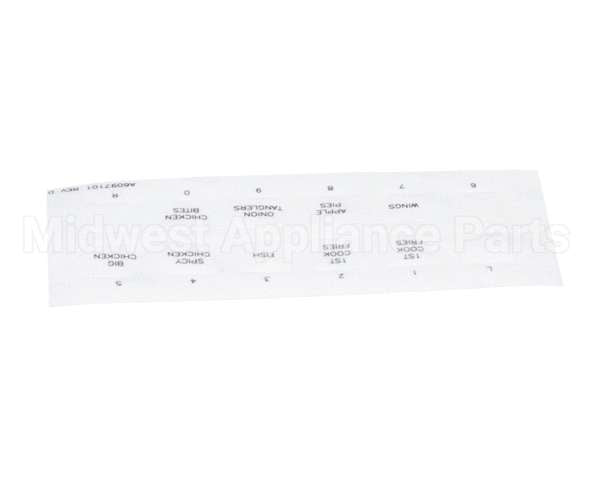 A6097101 Pitco Label,Ssh60W Left Hand Cook
