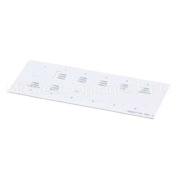 A6097102 Compatible Pitco Lbl, Ssh60W Right Hand F Inish