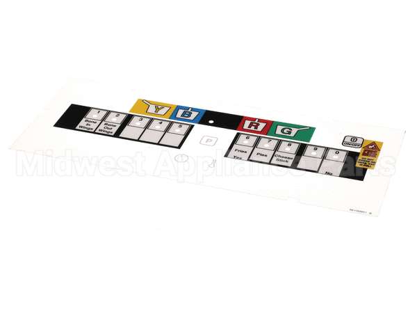 A6100901 Pitco Label,Ovrelay Wingstreet Se