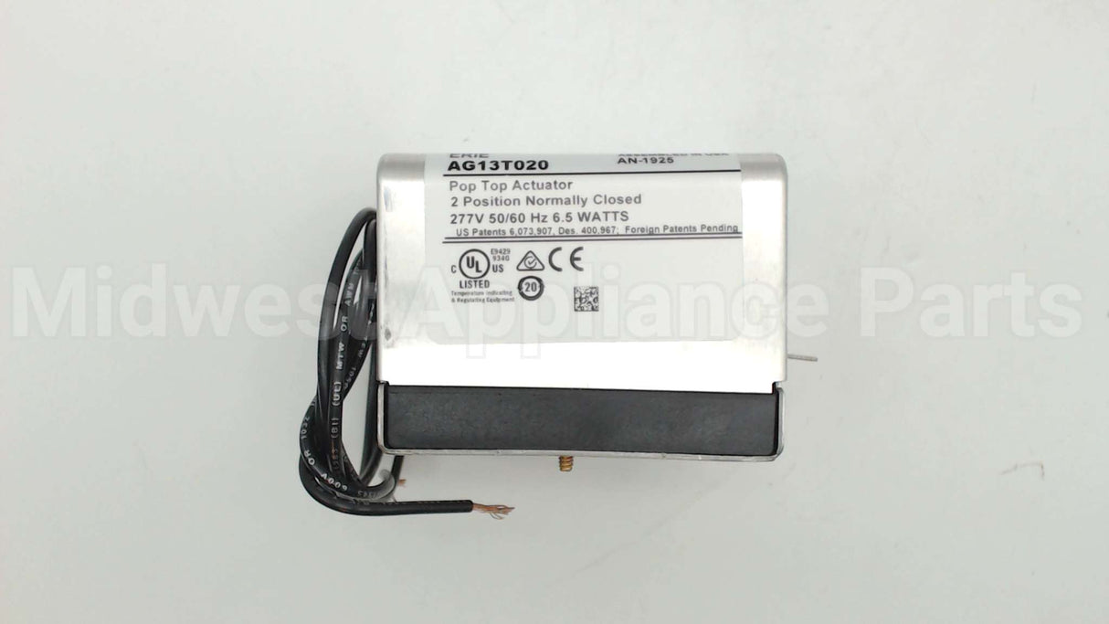 AG13T020 Schneider Electric (Erie) 277V N/C Actuator W/O Aux Sw