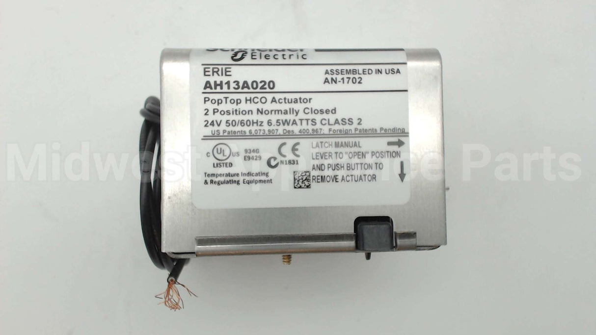 AH13A020 Schneider Electric (Erie) 24V N/C S/R Hco Actuator