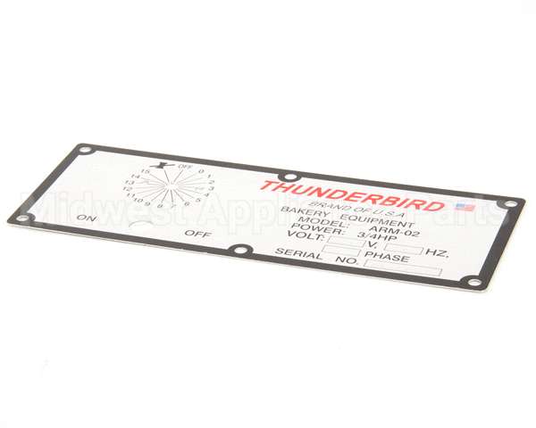 ARM-02-179 Thunderbird Switch Plate