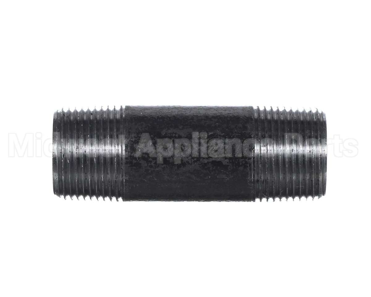 AS-N5218P Bakers Pride Nipple 3/4 X 3 Blk Pipe