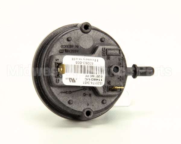 AT0E-3617-3 Accutemp Switch, Air Pressure Evolution Gas Blowe