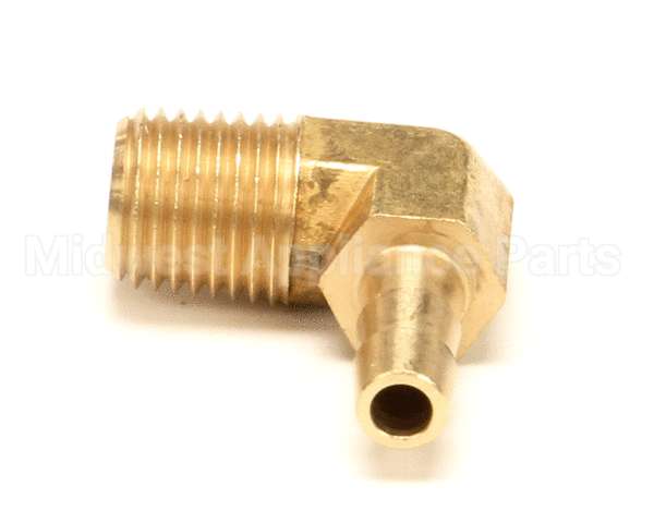 AT0P-2628-1 Accutemp Brass Elbow, 1/4 Hose Barb X 1/4 Male Np