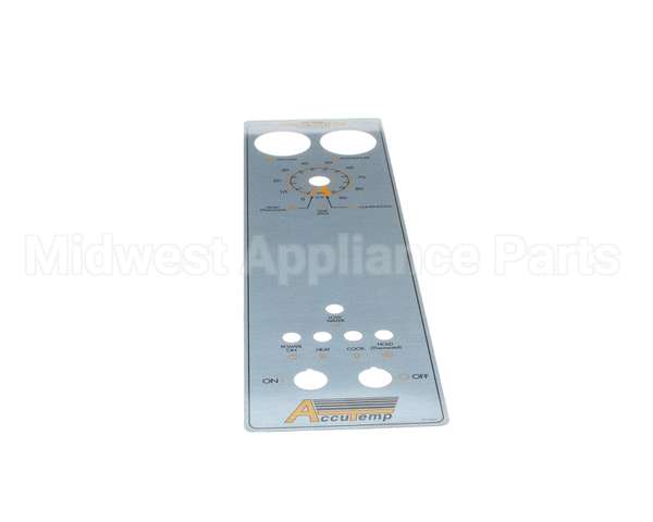 AT1L-2804-2 Accutemp 6 Pan Control Overlay, 100 Series