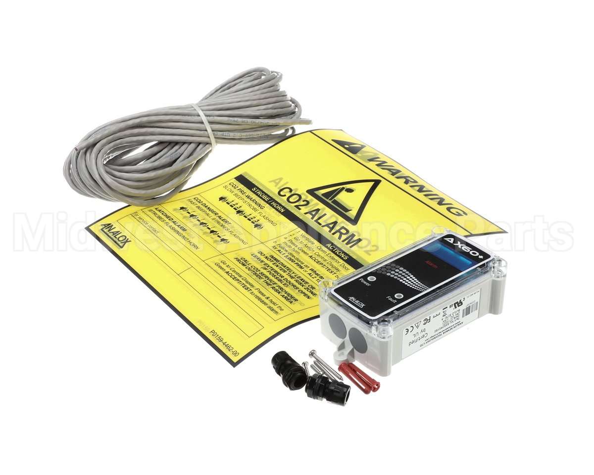 AX60RSYBE Analox Sensor Ax60+ Alarm, Hard Wired, Blue Strobe, In