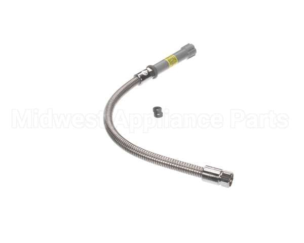 B-0024-H T&S Brass Hose, 24 Flexible Stainless Steel