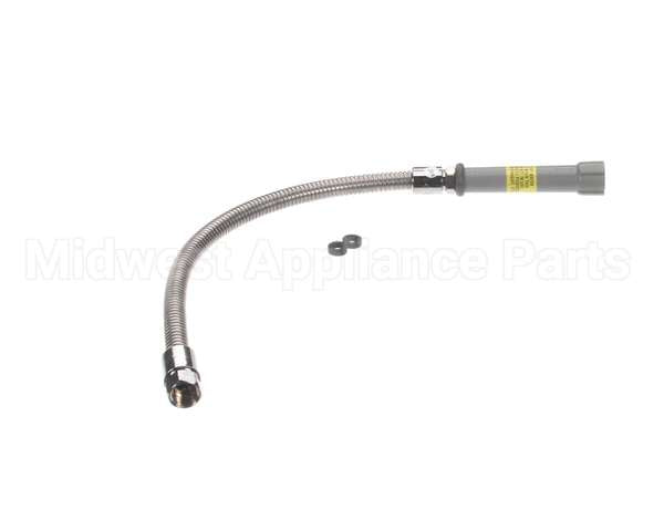 B-0024-H T&S Brass Hose, 24 Flexible Stainless Steel