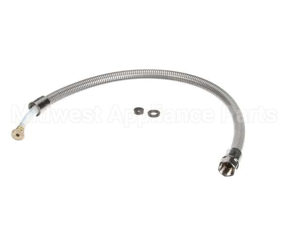 B-0032-H2A T&S Brass Hose, 32 Flexible Stainless Steel, Less