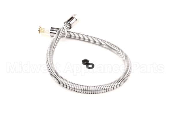 B-0036-H2A T&S Brass Hose, 36 Flexible Stainless Steel, Less