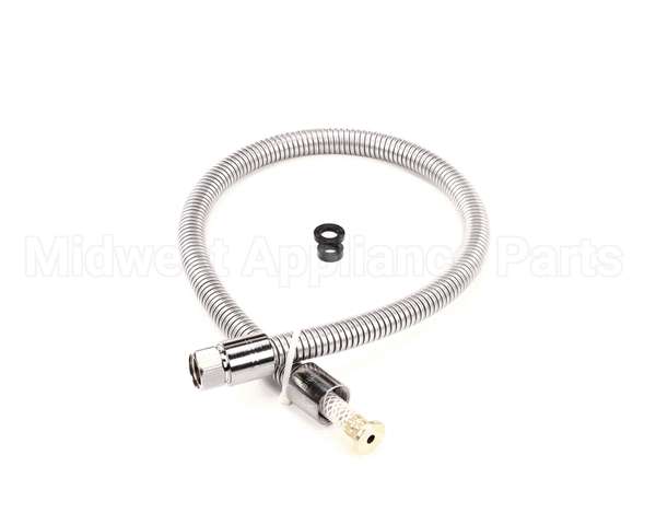 B-0036-H2A T&S Brass Hose, 36 Flexible Stainless Steel, Less