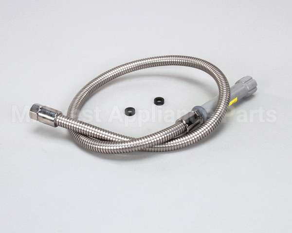 B-0044-H T&S Brass Hose, 44 Flexible Stainless Steel (Gray