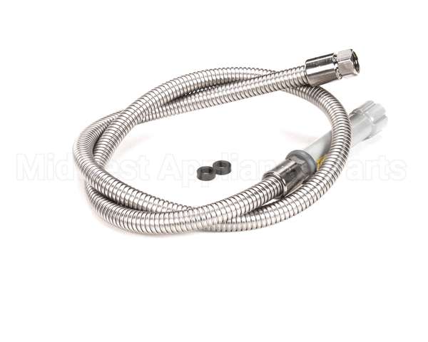 B-0054-H T&S Brass Hose, 54 Flexible Stainless Steel