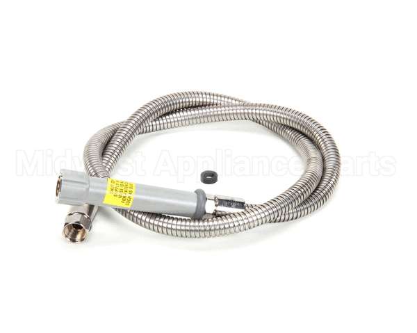 B-0056-H T&S Brass Hose, 56 Flexible Stainless Steel (Gray